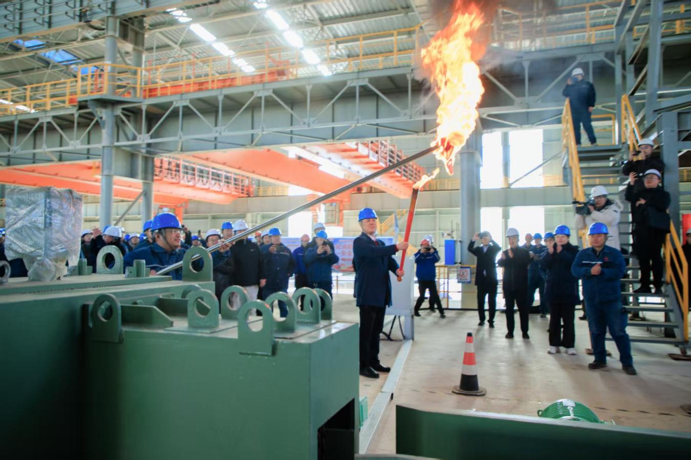 河北威县:邢钢转型升级项目核心生产线“点火”成功_fororder_LOCAL17635208533025F2NTGL28P