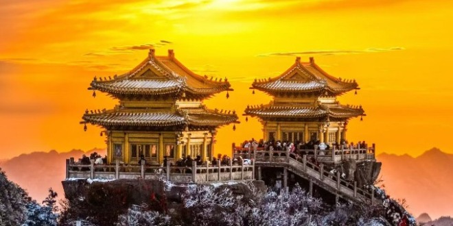 一場雪 讓中原美成了這樣！