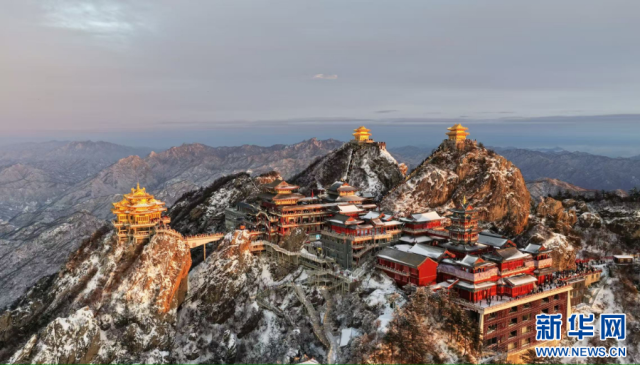 一場雪 讓中原美成了這樣!